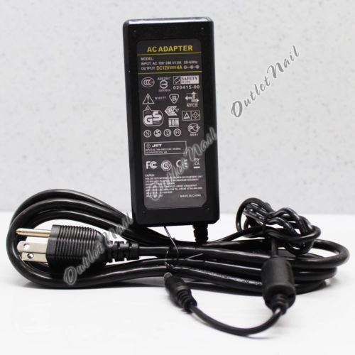 12V 3A AC Adapter Power Supply Replacement for HARMONY GELISH 18G LED LAMP LIGHT